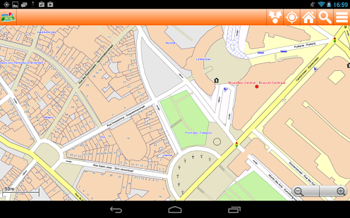 Brussels Offline mappa Map Screenshots 2