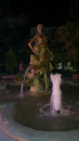 Fountain and Lady Statue