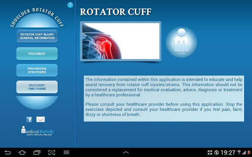 Rotator Cuff Tablet App
