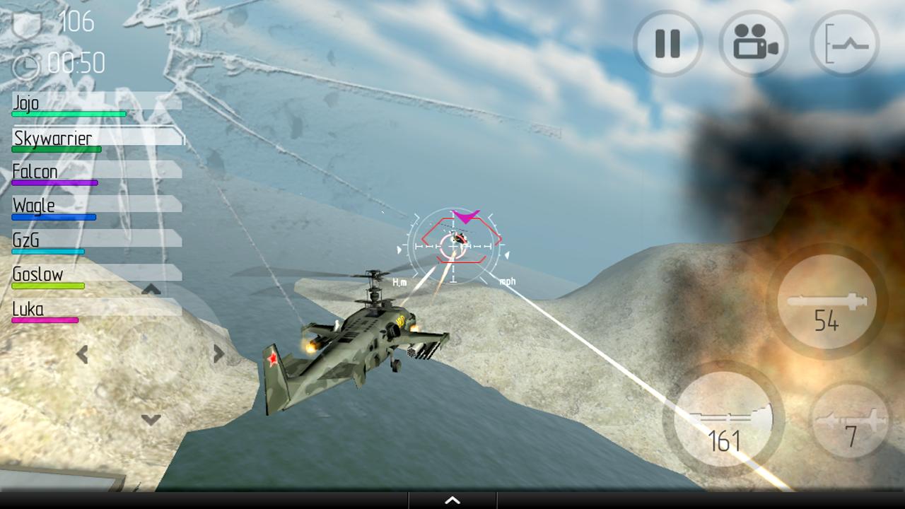 Android application CHAOS Combat Helicopter HD №1 screenshort