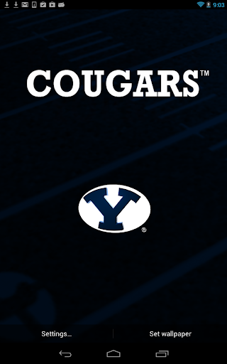 【免費個人化App】BYU Cougars Live Wallpaper-APP點子