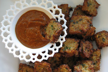 Chive Tater Tots with Green Onion Ketchup