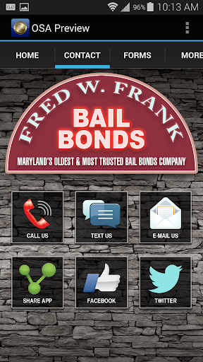 【免費生活App】Fred W Frank Bail Bonds-APP點子