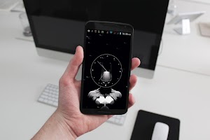 Black Man HD Analog Clock LWP APK صورة لقطة الشاشة #7