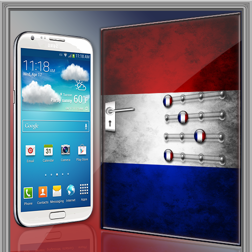 France Flag  Door Lock 個人化 App LOGO-APP開箱王