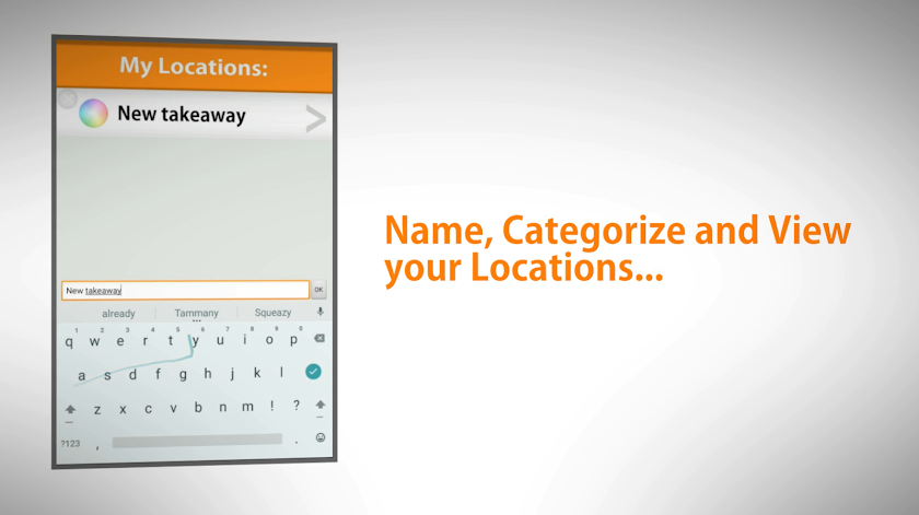 SpotGet: Location Save &amp; Share Screen 3