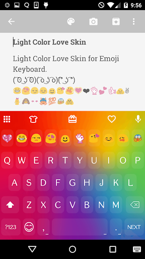 【免費個人化App】Light Color Love Keyboard-APP點子