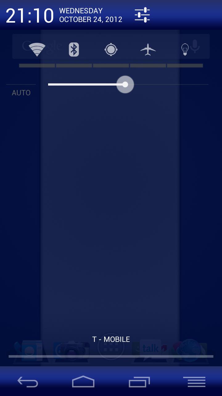 Blue-White Team Theme Engine Screen 2