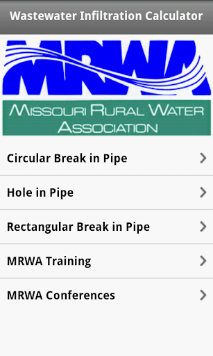 Wastewater Infiltration Calc