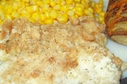 Halibut with Cream Sauce