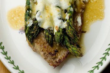 Veal Scallopine with Asparagus