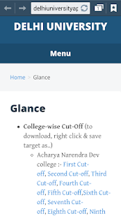 Delhi University UG Admission Screenshots 4