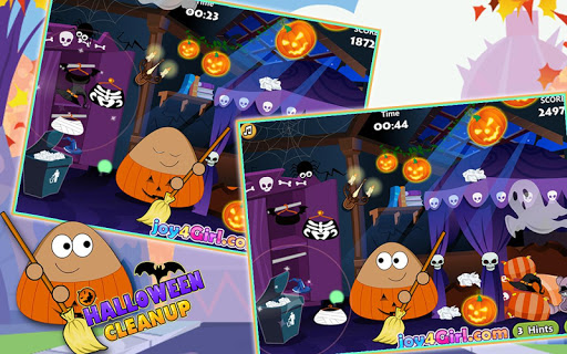 Pou Halloween Cleanup