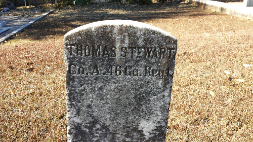 Confederate Grave Site of Thomas Stewart
