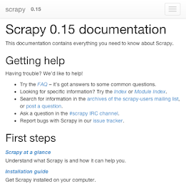 python scrapy doc poster 1
