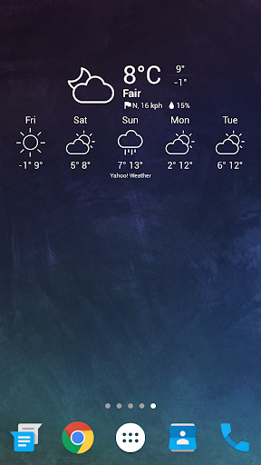 Lines Weather Icon for Chronus