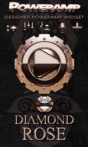 Poweramp Widget Diamond Rose