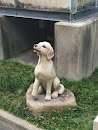 犬の石像