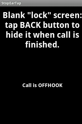 StopEarTap Screen 3