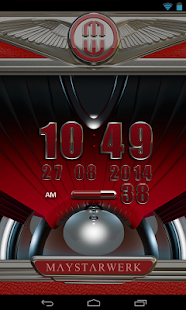 Digi Clock Widget Red Elephant - náhled