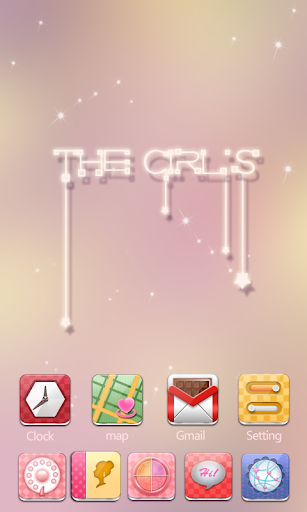 The Girls GO Launcher Theme