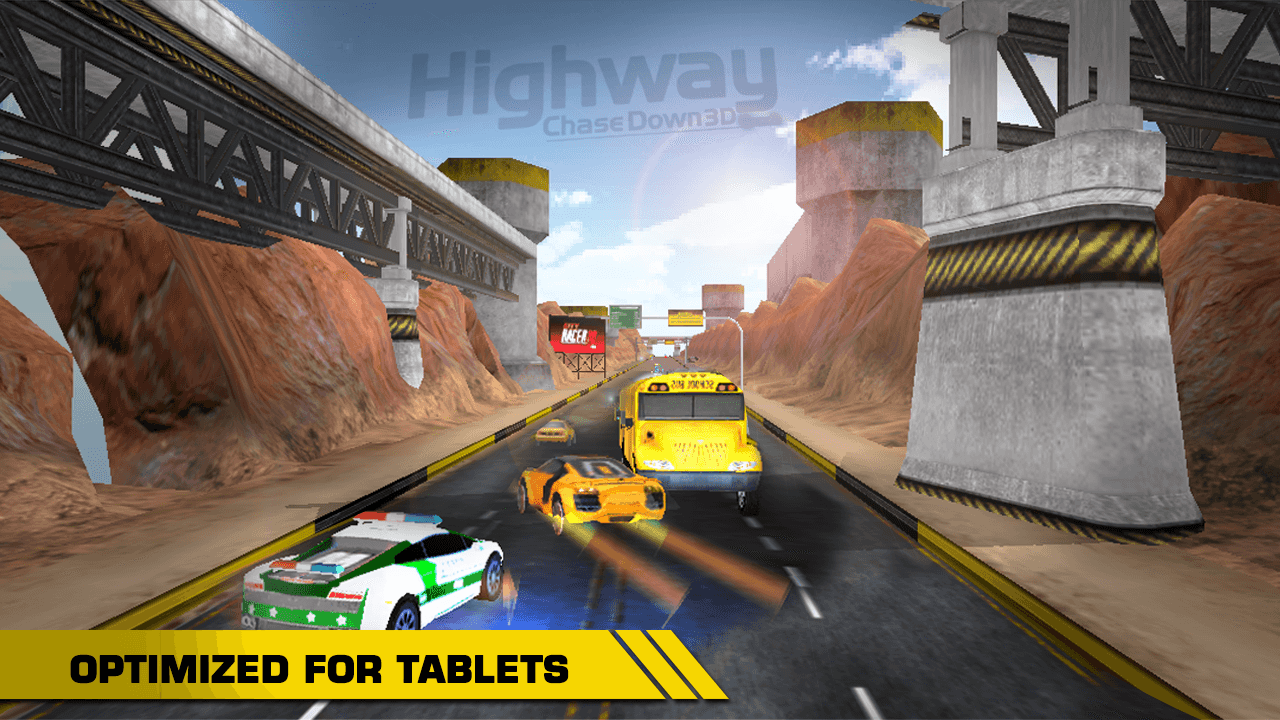 HIGHWAY CHASE DOWN 3D - screenshot