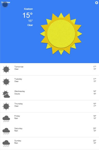 免費下載天氣APP|Sunshine Ionic app開箱文|APP開箱王