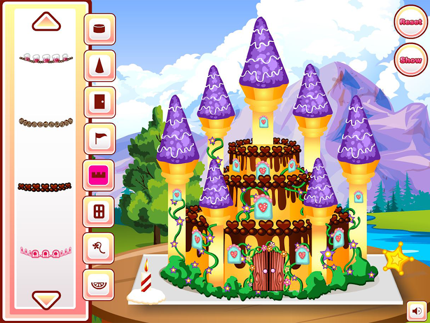 Princess Castle Cake Cooking Screen 2