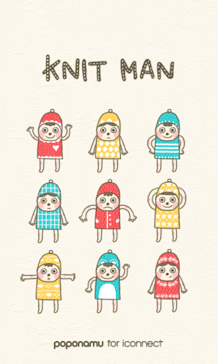 knit man go launcher theme