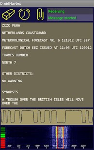 DroidNavtex screenshot