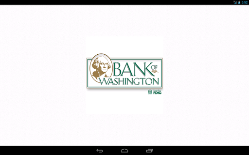 Bank of Washington Tablet