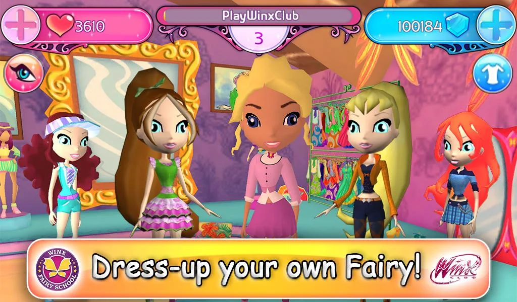  Winx Fairy School Lite: captura de tela 