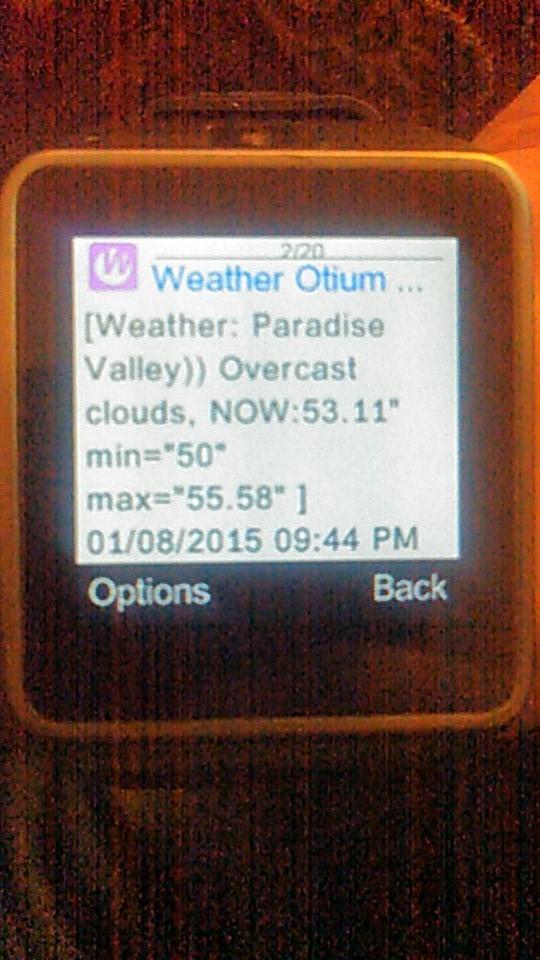 Weather Otium Watch Screen 2