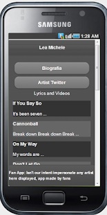 Lea Michele lyrics Screenshots 9