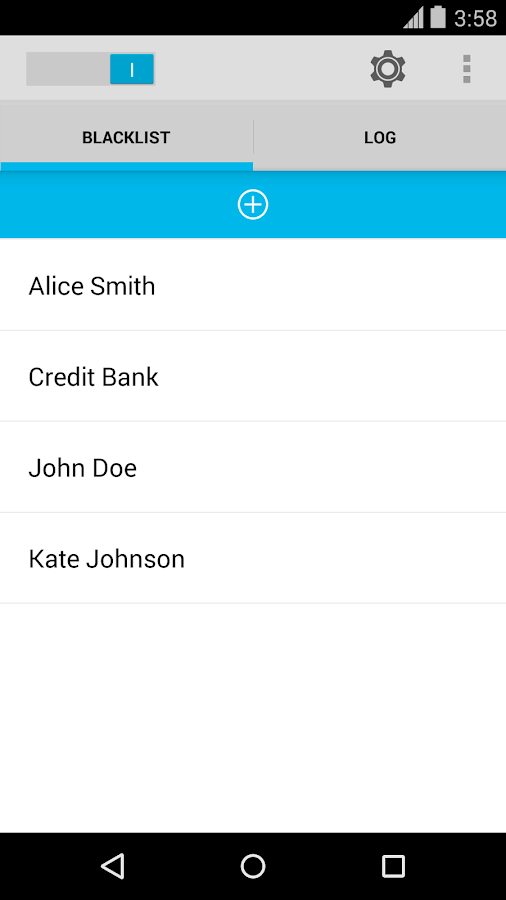 Calls Blacklist PRO - screenshot