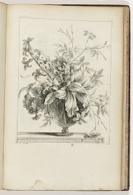 Boeket in glazen vaas