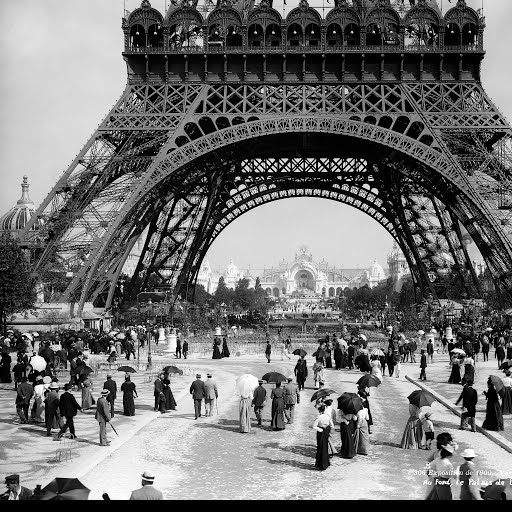 The Eiffel Tower In 1900 Eiffel Tower Google Arts Culture