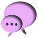 PURPLE GO SMS THEME logo