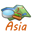 Asia Map icon