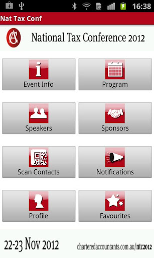 National Tax Conference App