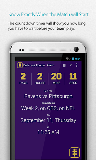 Baltimore Football Alarm