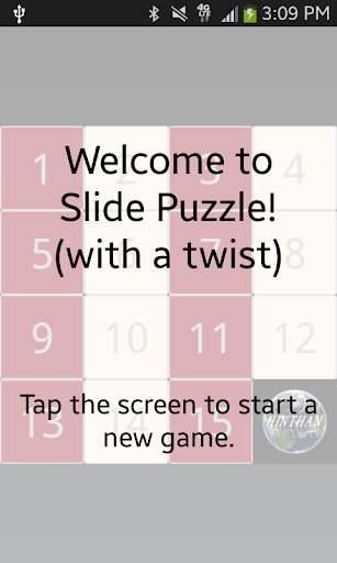 Slide Puzzle with a twist