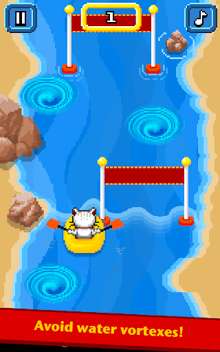 【免費街機App】Jumpy Cat Rafting Free-APP點子