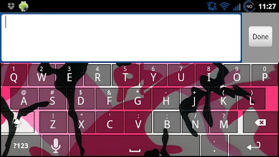 Lastest Pink Camo Keyboard Skin APK for Android