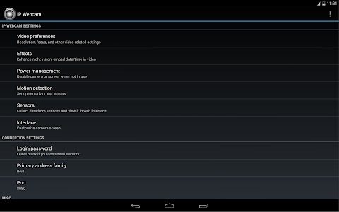 Screenshot IP Webcam Pro v1.9.12r