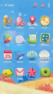 How to mod Mermaid GO Launcher Theme patch v1.0 apk for bluestacks