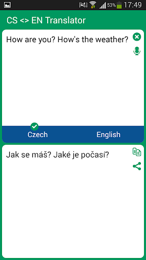 Czech - English Translator