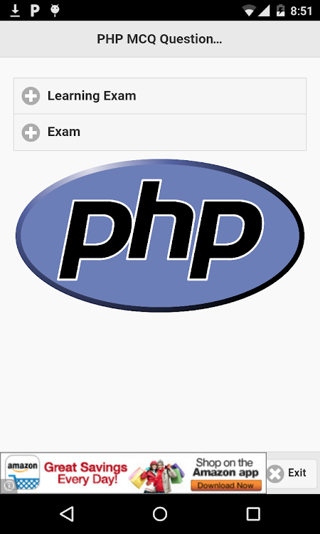 Exams php. Php.