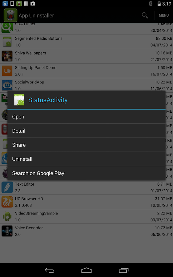    Smart App Uninstaller- screenshot  
