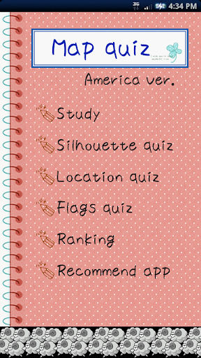 Map quiz America ver.